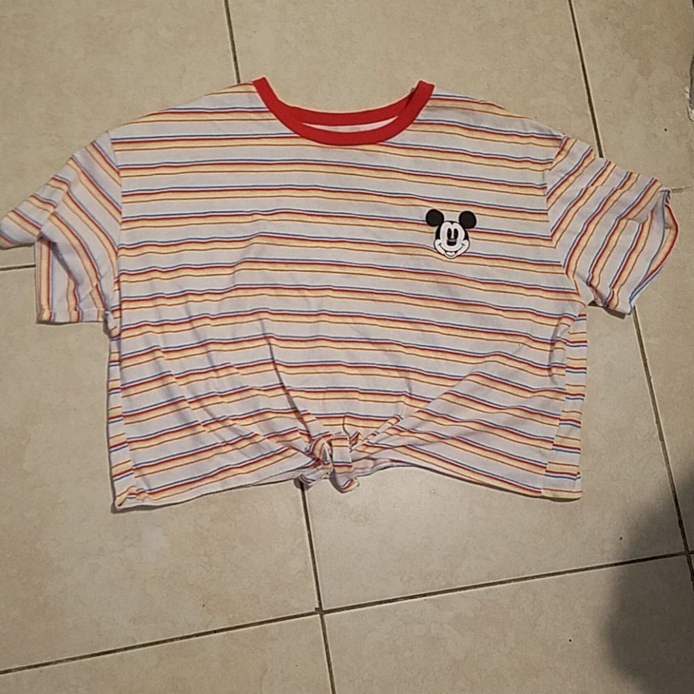 mickey mouse crop top